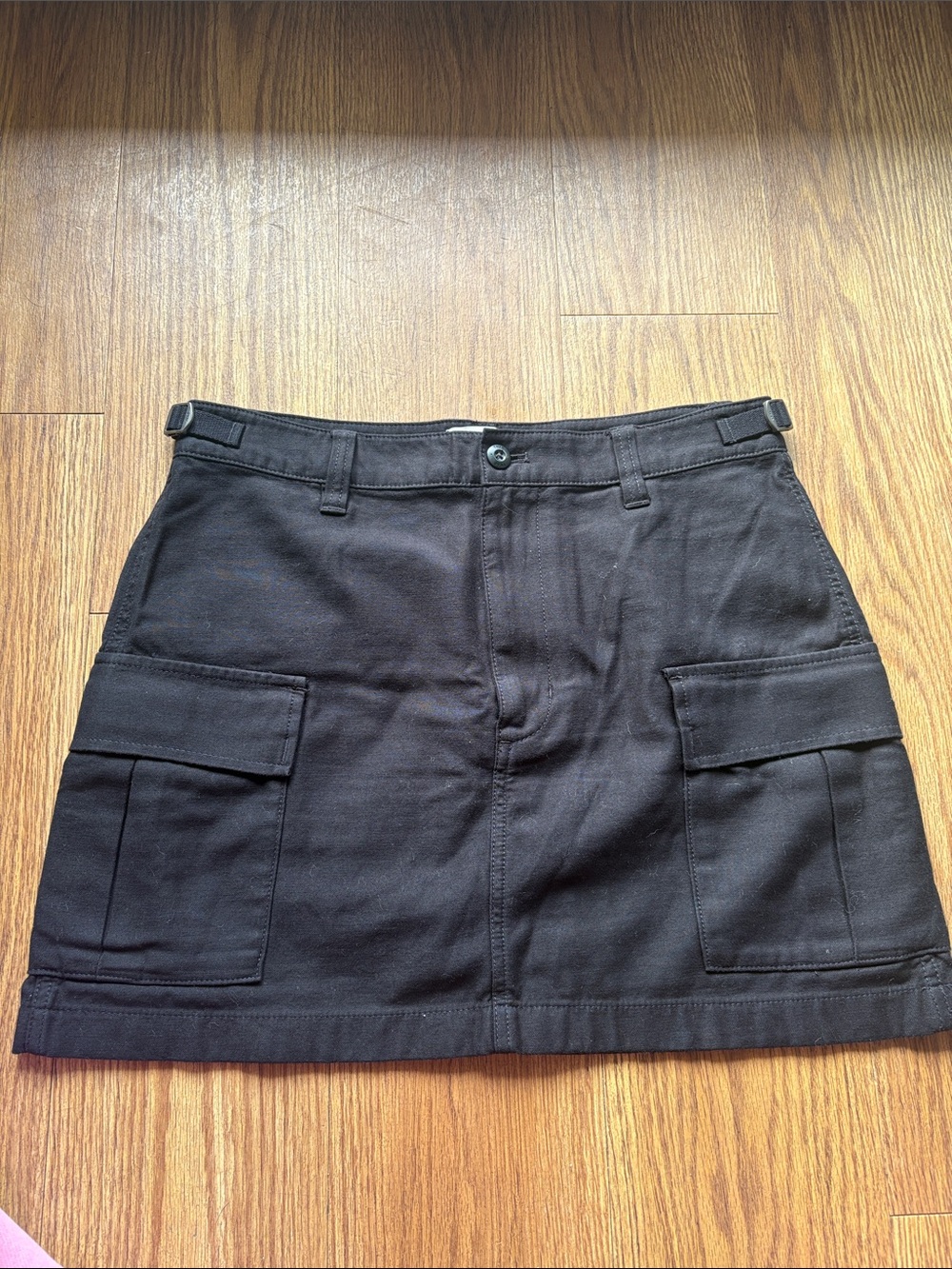 Aritzia Black Cargo Mini Skirt